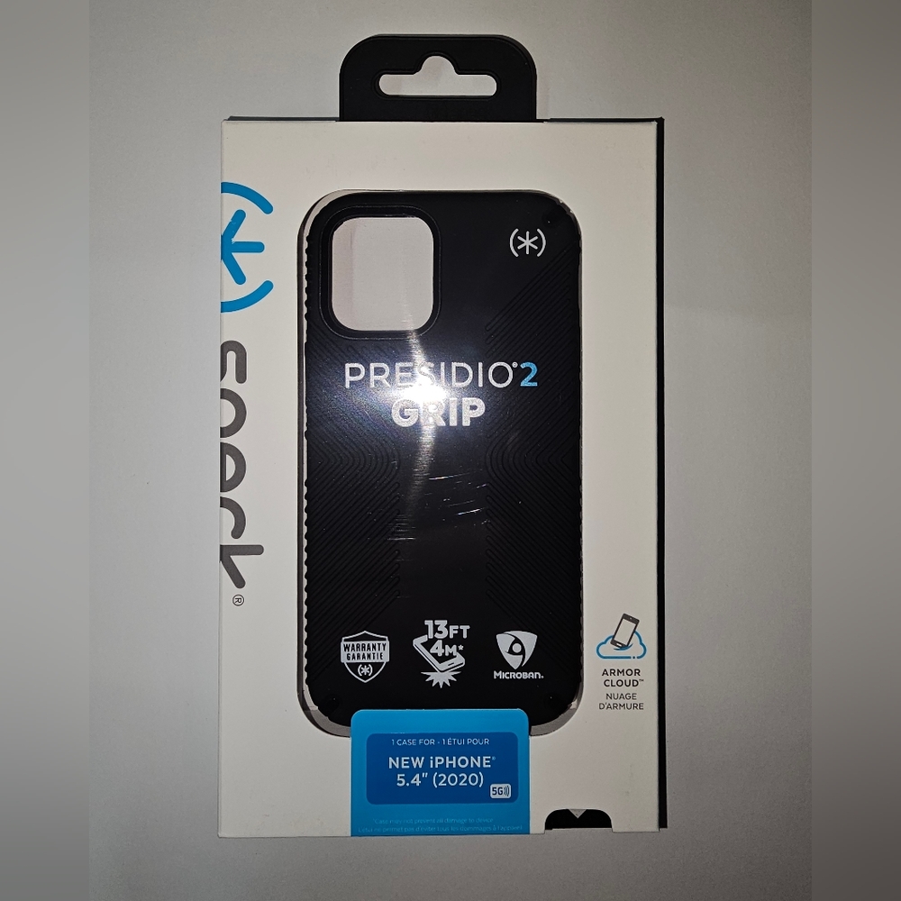 Speck Presidio2 Grip Series Case for Apple iPhone 12 Mini - Black NEW
